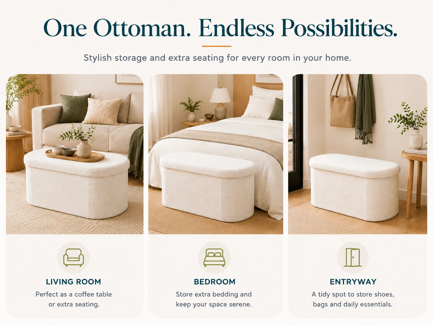 Nook Storage Ottoman